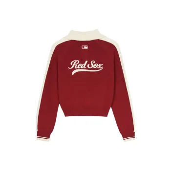 MLB Varsity Boston Red Sox Knitwear Women's Burgundy