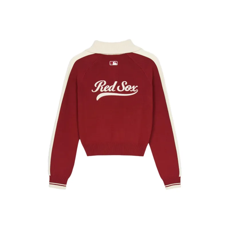 MLB Varsity Boston Red Sox Knitwear Women's Burgundy-0