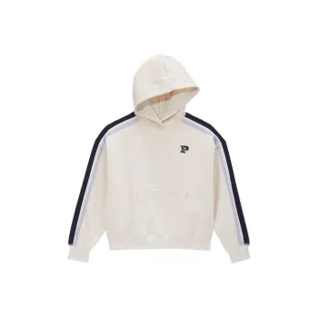Victoria's Secret PINK Ivy Fleece Campus Hoodie / Natural Heather Sweatshirt Women's Beige