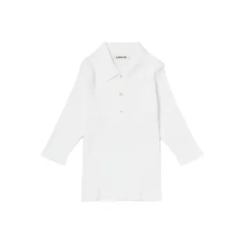 Auralee Giza Cotton Polo Shirt
