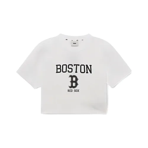 MLB Boston Red Sox T-Shirts Women's Ecru
