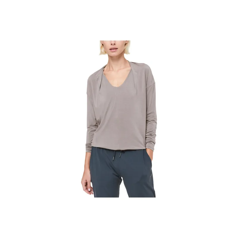 Lululemon T-Shirt Women's Gray Pink-0