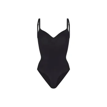 SKIMS SEAMLESS SCULPT PETITE BRIEF BODYSUIT Bodysuits Women's ONYX/Onyx
