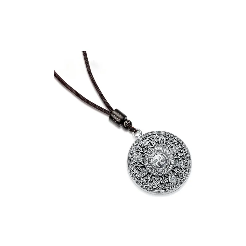 Bear Silversmith 999 Fine Silver Sterling Silver Necklace Unisex-5