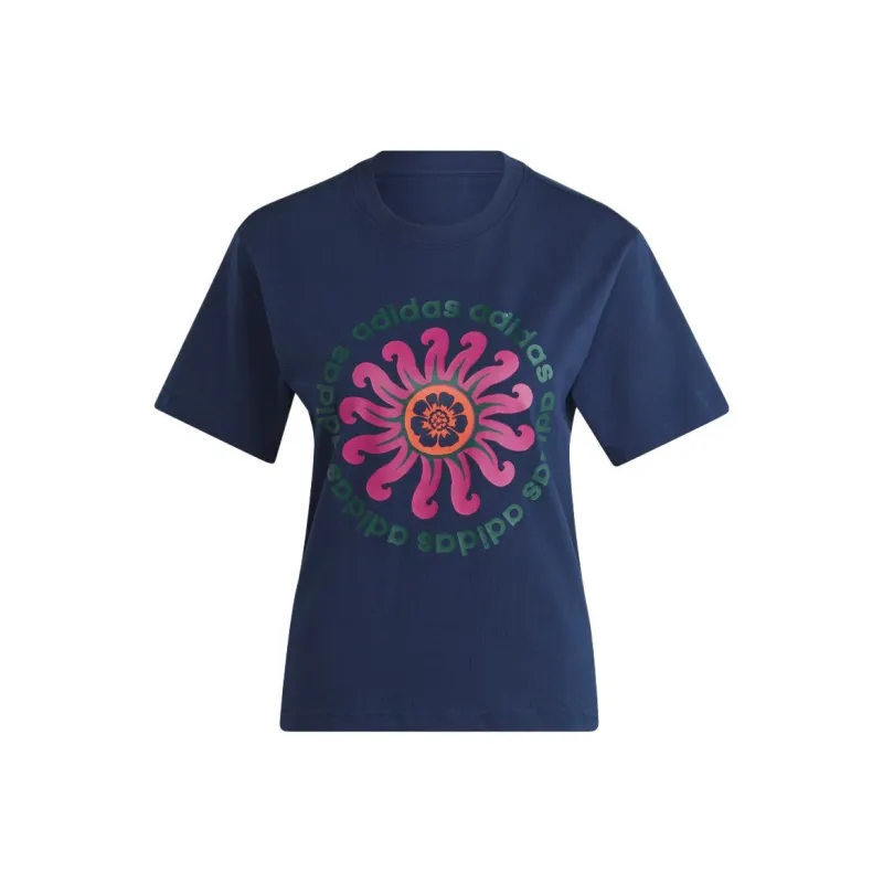 Adidas FARM Rio T-Shirts Women's Midnight Indigo-0