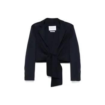 MaxMara Sash Detailed Straight Hem Cropped Jacket