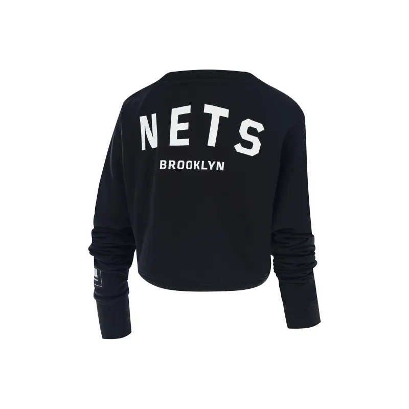 NBA Brooklyn Nets Sweatshirts Women's Black-0