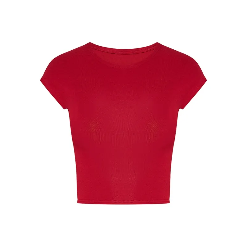 ONE SHALLOW Flutter Sleeve T Shirt Women's-4