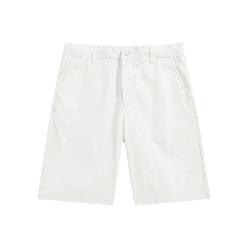 PEACEBIRD MEN Denim Shorts Men's White 1-0