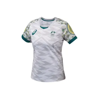 Asics Australian Olympic Team Series T-Shirt Women's Glacier Gray