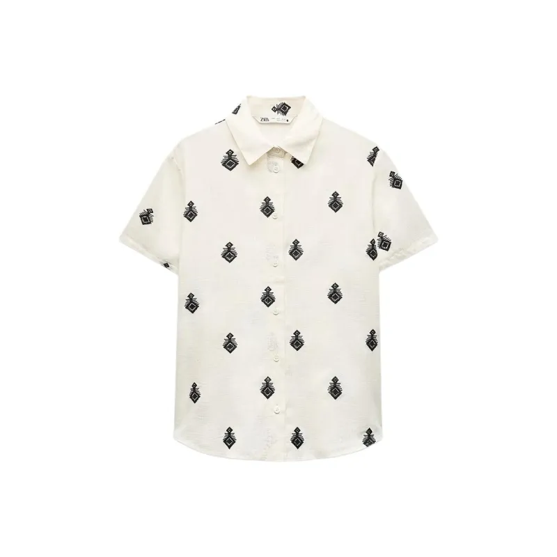 ZARA Shirts Women's White-0
