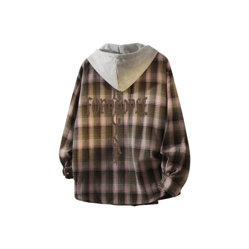 FAX FOR FMACM Shirt Unisex Black White Plaid-9