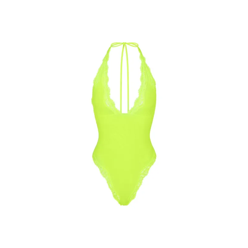 Skims Bodysuits Women's Neon Yellow-0