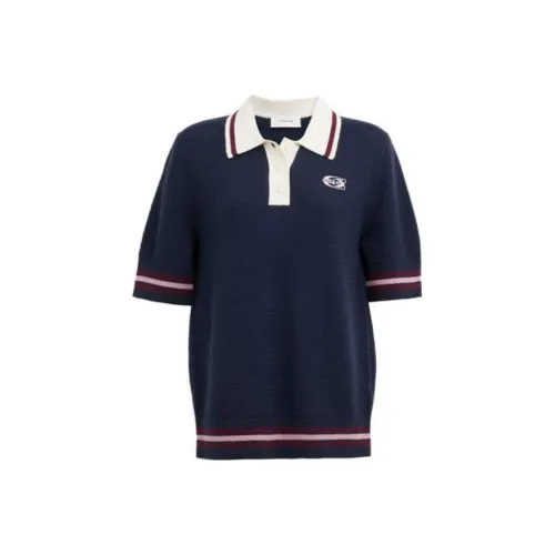 COACH Polo Shirts Women's Marine Blue