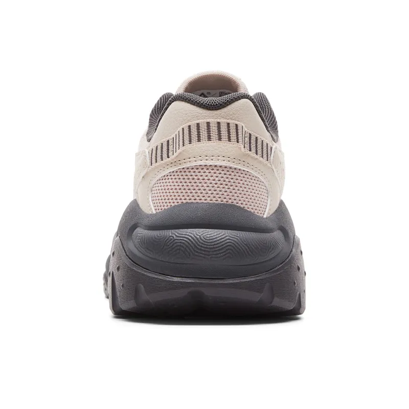 PEAK State Pole Cushioning, Slip Resistant, Lightweight Low Top Casual Shoes Men's Beige Dark Gray-4