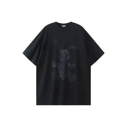 GOST 블랙 남녀공용 티셔츠