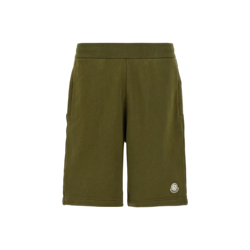 Moncler Casual Shorts Men's Green-0