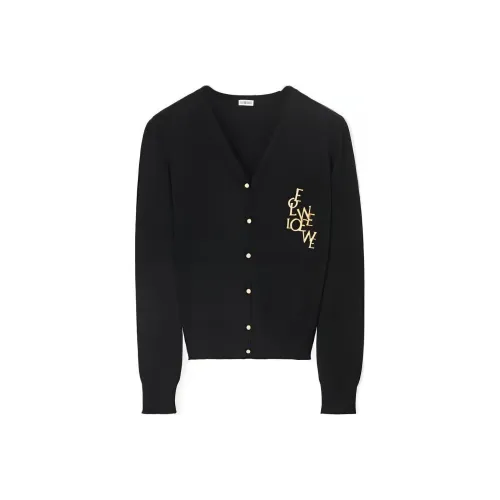 LOEWE Cashmere Sweaters Women's Black