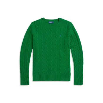 Polo Ralph Lauren Pony Embroidered Cable Knit Jumper