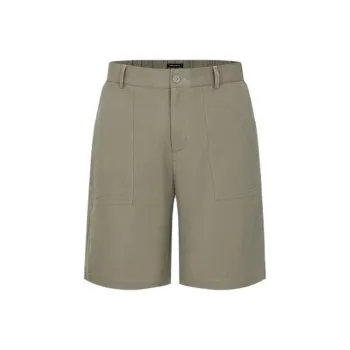 URBAN REVIVO Casual Shorts Men's Khaki Green