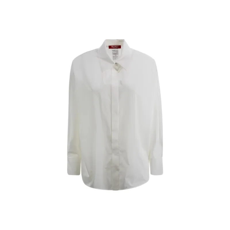 MaxMara Studio Clan Buttoned Long Sleeved Top-0