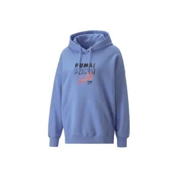 PUMA Downtown Sweatshirts Women's Blue Purple