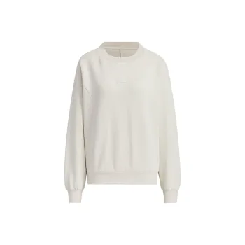 Adidas SMALL LOGO DOUBLEKNIT CREW SWEAT Sweatshirt Women's Bauxite Brown