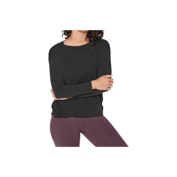 Lululemon Back In Action Drop Shoulder Sleeve T-Shirt Women's Black