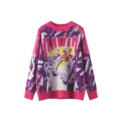 MAIGRE SIMHAT Cashmere sweater Knit Women's Rose Red