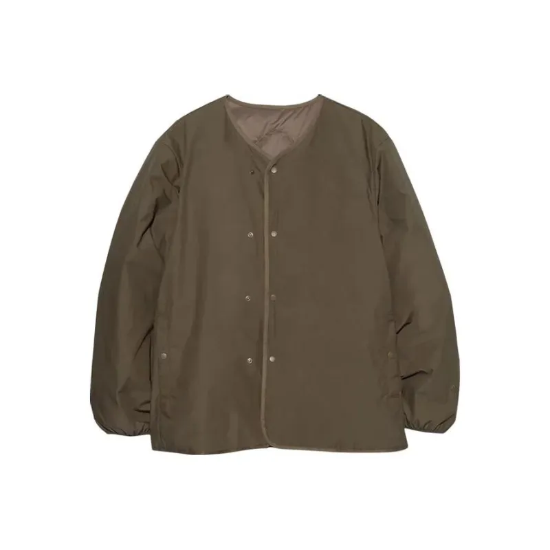 Nanamica Reversible Down Cardigan 'Khaki Beige'-0