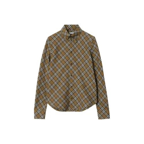 Burberry rmel Printed Long Sleeved Shirt