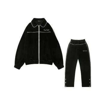 False Perception Sweatshirt Set Unisex Black