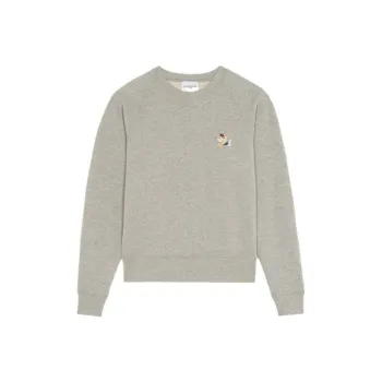 Maison Kitsune Maison Kitsune Back To Series Sweatshirts Women's Gray