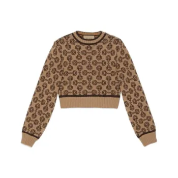 GUCCI Horsebit Intarsia knit Wool cashmere Jumper