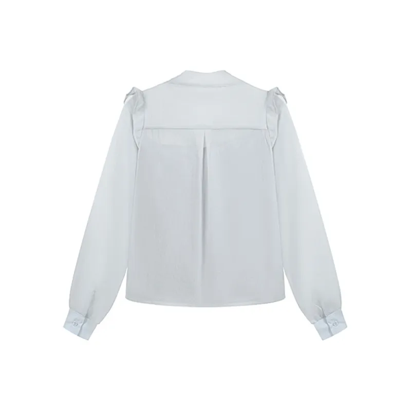 Incolore Chiffon Shirt Women's Light Blue-1