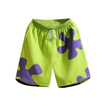 SUNSETMONENT Casual Shorts Unisex Green