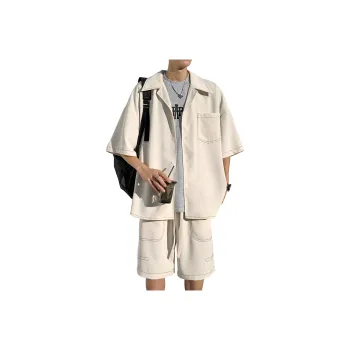 ZWWWZ Shirt Matching Set Unisex