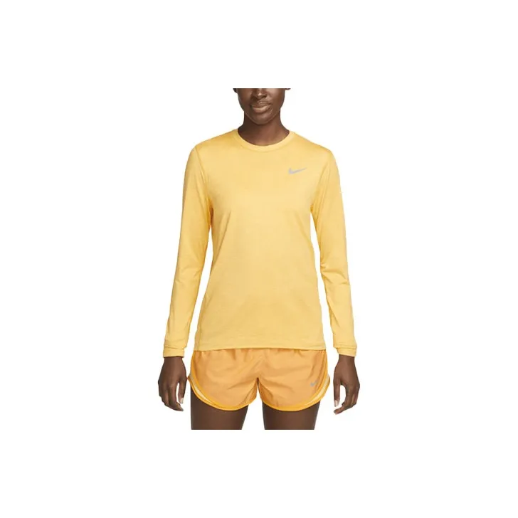 Nike T-Shirts Women's Yellow Jade Gold-0