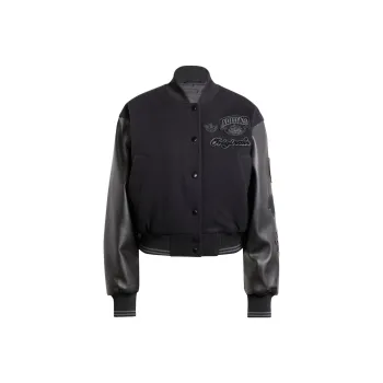 adidas originals Women's Oversized Collegiate Jacket Black