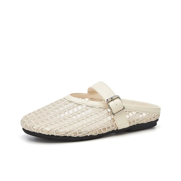 15 MINS Cut Out Quiet Closed Toe Slippers Women's-5