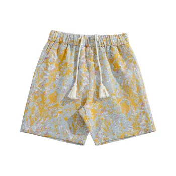 GSUE Casual Shorts Unisex Champagne Apricot