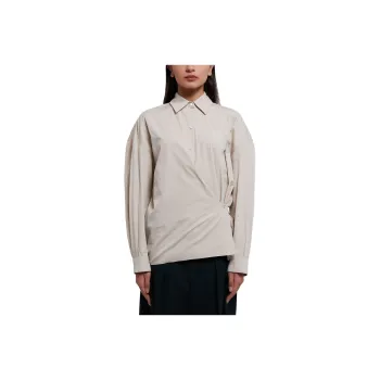 Lemaire Straight Collar Twisted Shirt 'Dusty Rose'