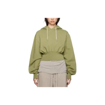 Rick Owens DRKSHDW Tatlin Drawstring Cropped Hoodie