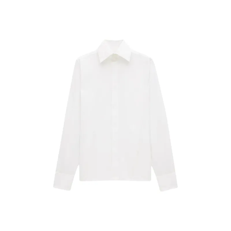 SAINT LAURENT Buttoned Long Sleeved Shirt-0