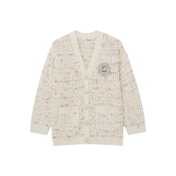 D'zzit Knitwear Women's Ecru