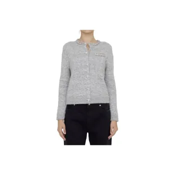 Self-portrait Mélange Cardigan