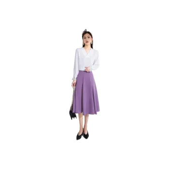 CARBAMMI Chiffon Shirts Women's White