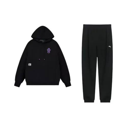 Anta Sweatshirt Set Men's Black