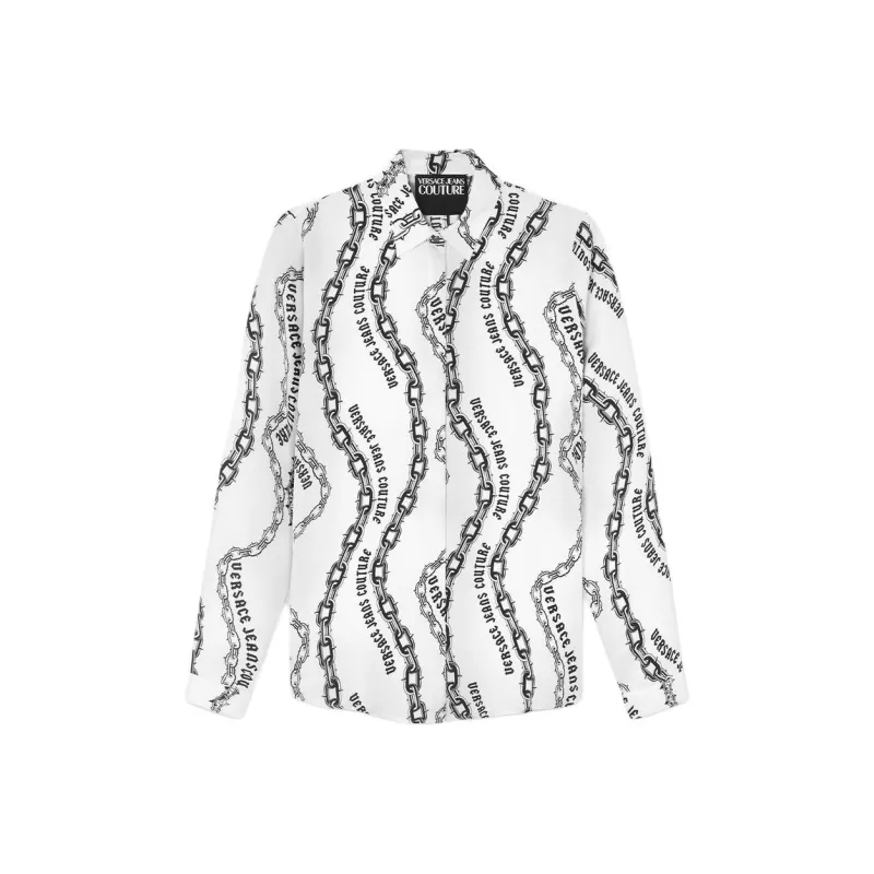 VERSACE JEANS COUTURE Chain link Print Shirt-0
