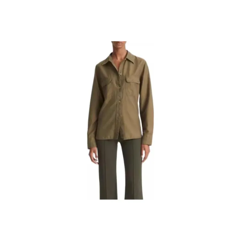 VINCE Shirts Women's Brown-0